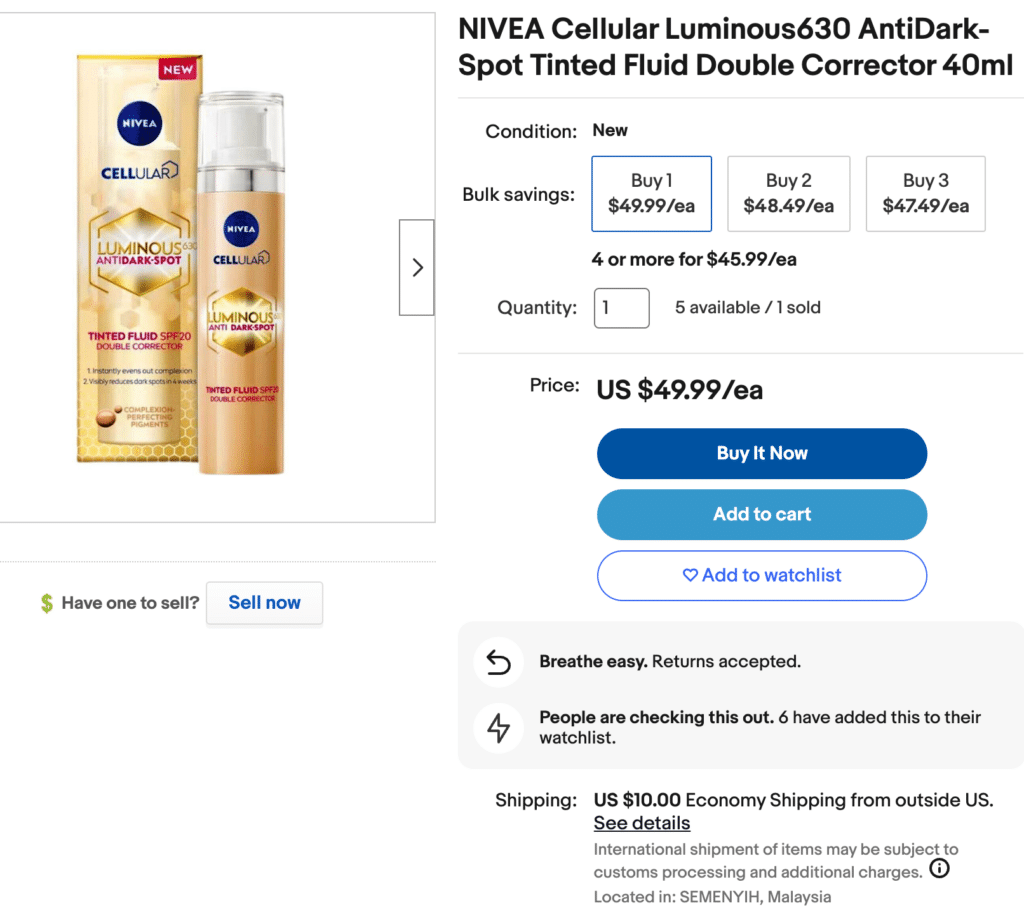 cara berniaga di ebay dengan menjual barang kesihatan